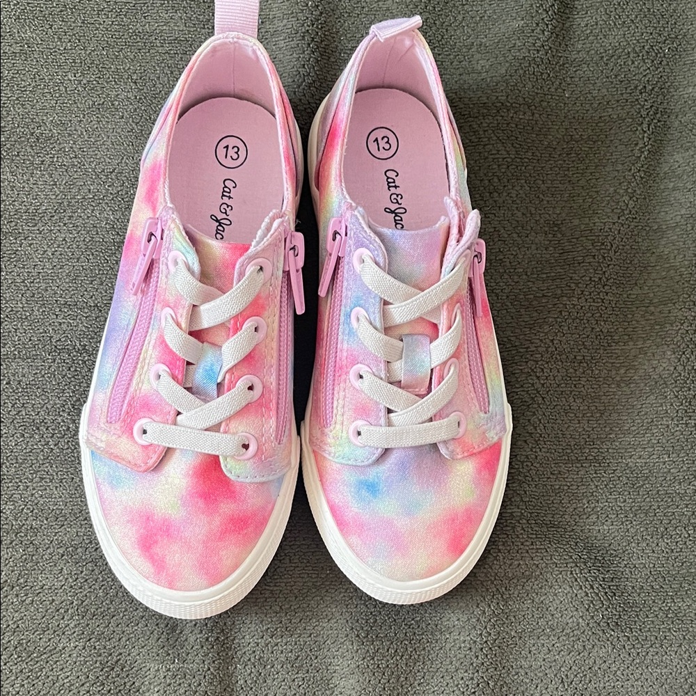 Cat & Jack Kids Pastel Tie-Dye Sneakers